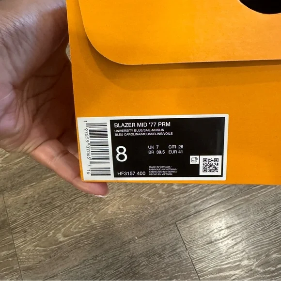 Nike Blazer Mid '77 PRM in Blue size 8(men’s) - Picture 3 of 8